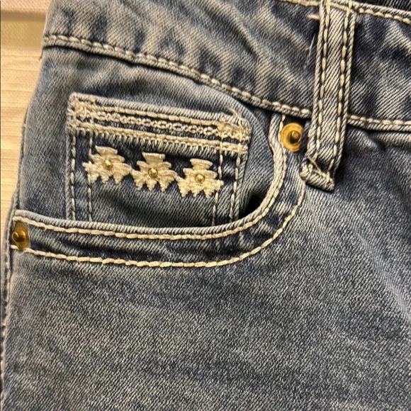 Rock&Roll Denim Classic Blue Bootcut Jeans with Medium Wash - Picture 3 of 6